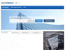 Tablet Screenshot of infoproff.com